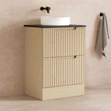 Colette 600mm Freestanding Vanity with Stone Countertop